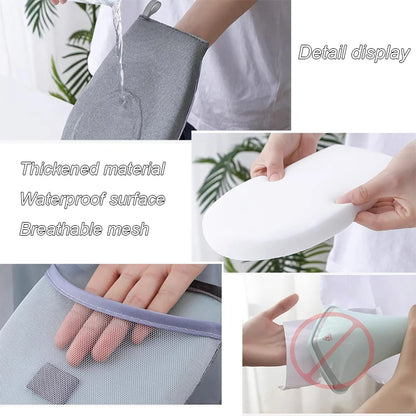 Washable Mini Ironing Board with Anti-Scald Gloves & Heat-Resistant Pad Cover