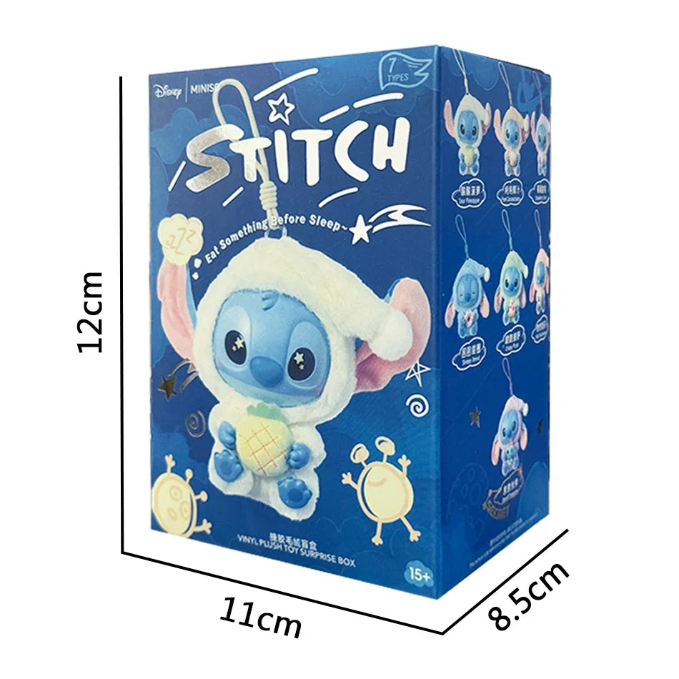 15CM Stitch Eat Something Series Blind Box Plush Doll Pendant – Mystery Toy Gift