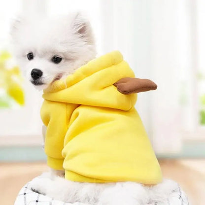 Cute Dog Hoodie & Pet Fruit Coat – Halloween Cosplay Costume with Hat for Dogs & Cats
