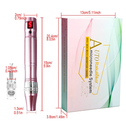 Electric Dr.Imp Wireless Dermapen - Microneedling Device with Nano Needle Cartridge