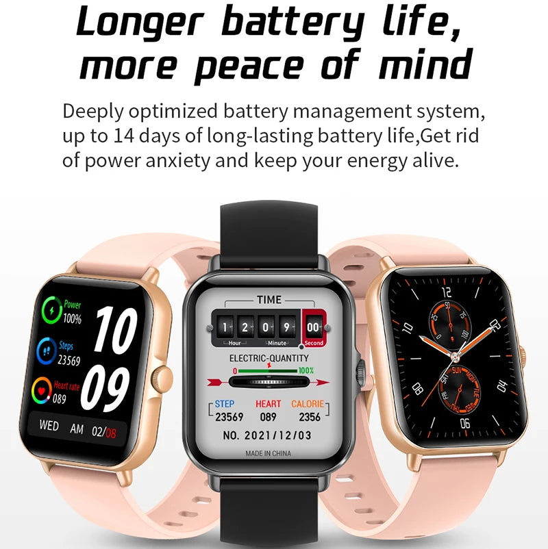 2025 2.01'' Smart Watch, Bluetooth Call, Music Player, Fitness Tracker, Sport Waterproof Watch for Men & Women, iPhone/Android