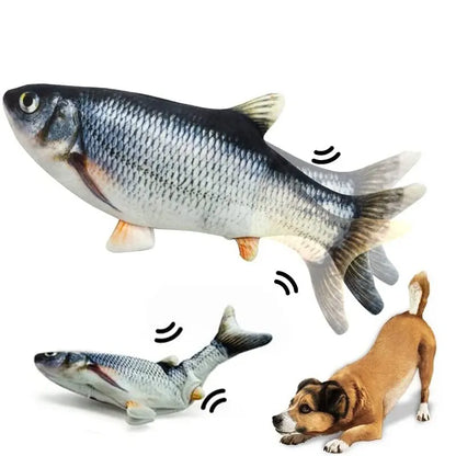 USB Charging Electric Fish Toy – Interactive Pet Chew Toy for Dogs & Cats