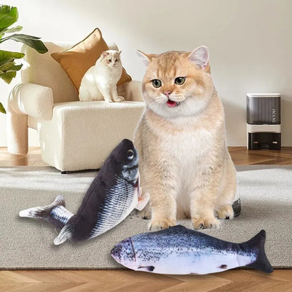 USB Charging Electric Fish Toy – Interactive Pet Chew Toy for Dogs & Cats