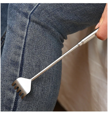 Portable Extendable Back Scratcher Stainless Steel Telescoping Itch Relief Tool