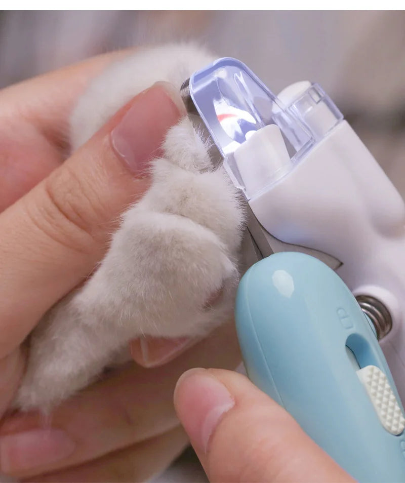 Professional Pet Nail Clippers with LED Light for Dogs, Cats & Small Animals