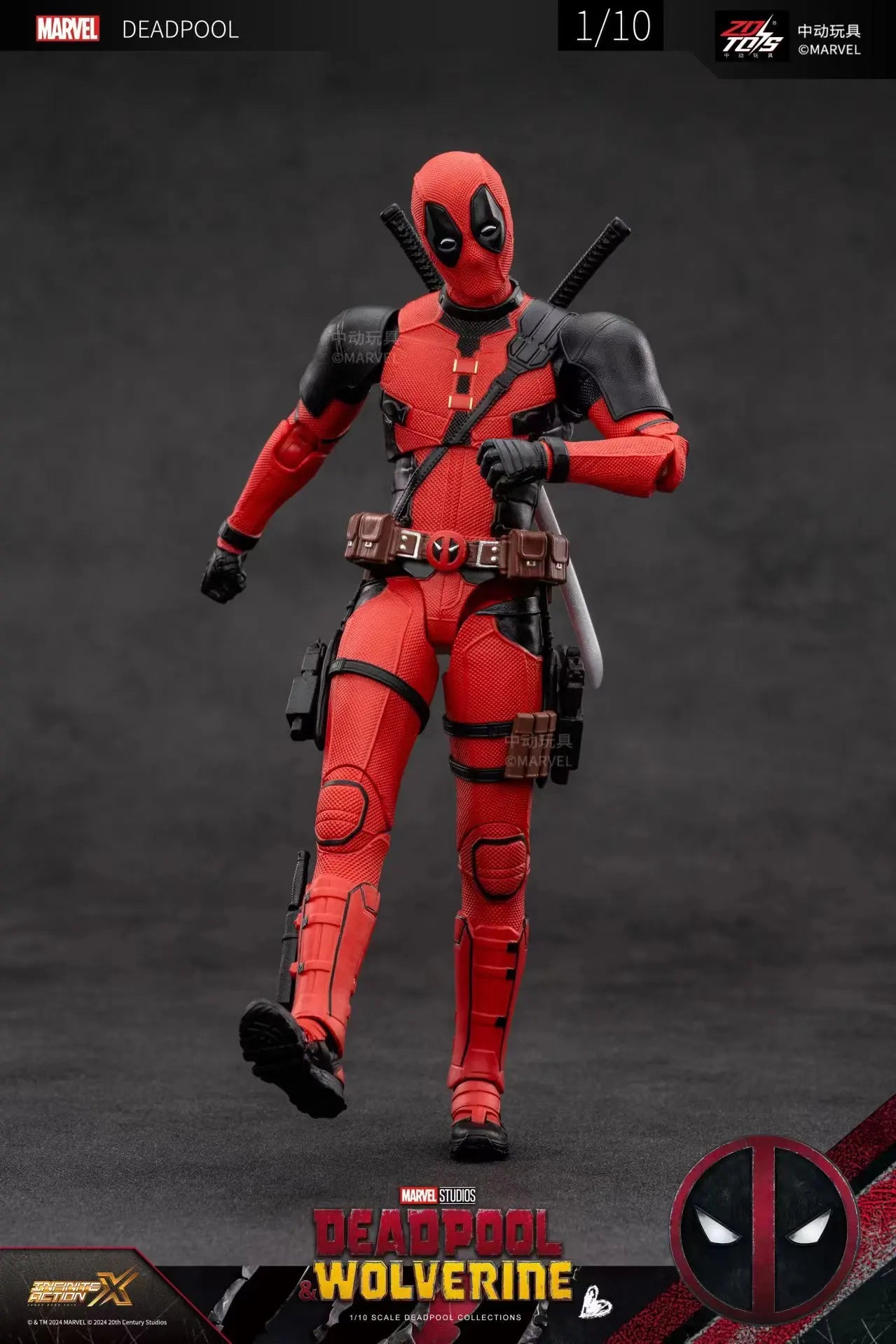 2024 Deadpool & Wolverine Movie Version Action Figures – ZD Toy Series for Collectors & Kids