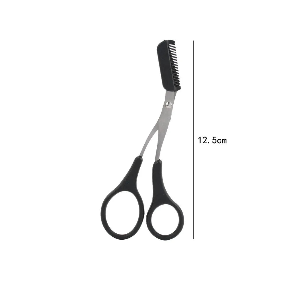 Karsyngirl Stainless Steel Eyebrow Trimmer – Scissors with Comb for Eyebrow Shaping & Hair Removal