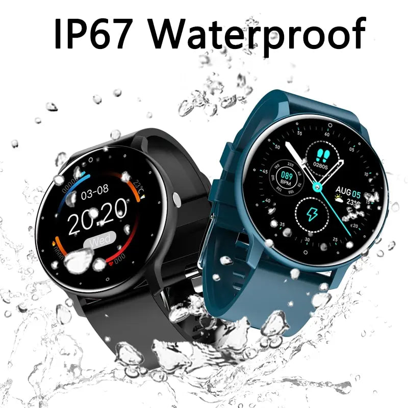 LIGE Smart Watch for Men & Women, Full Touch Screen, Sport Fitness Tracker, IP67 Waterproof, Bluetooth for Android/iOS