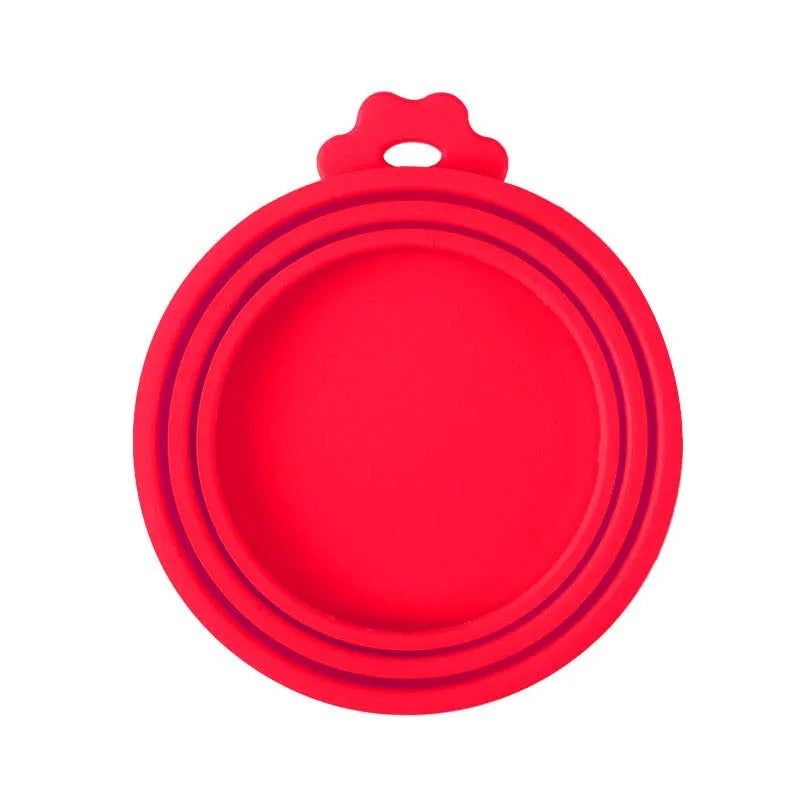 Reusable Pet Food Can Cover & Spoon Set – Portable Storage Lid for Dogs & Cats