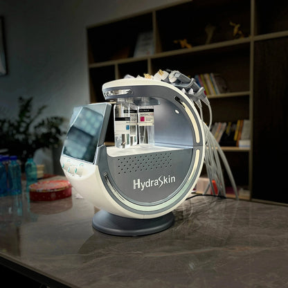 2024 Ultrasound Skin Care & Cryotherapy Microdermabrasion Machine with Hydro Facial & Skin Analyzer