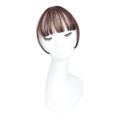 Synthetic Invisible Air Bangs Hair Extension for Women - Black & Brown
