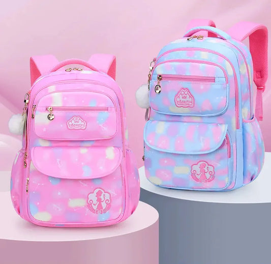 Kawaii Pink Backpack for Girls – Waterproof School Bag for Kids & Teens