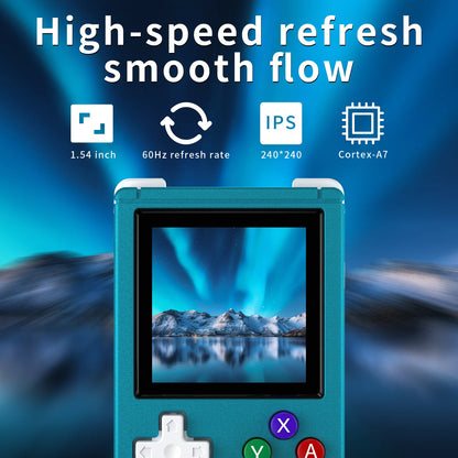 ANBERNIC RG Nano Retro Handheld Game Console - Portable Mini Console with 1.54" IPS Screen, 64GB TF, Aluminum Alloy Body