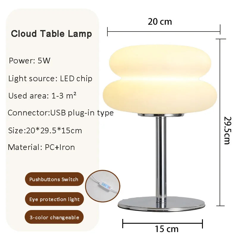 Eye Protection Night Light Macaron LED Table Lamp