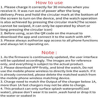 D13 Multifunctional Smart Watch for Men & Women, Bluetooth Connected, Music Player, Fitness Tracker, Sleep Monitor