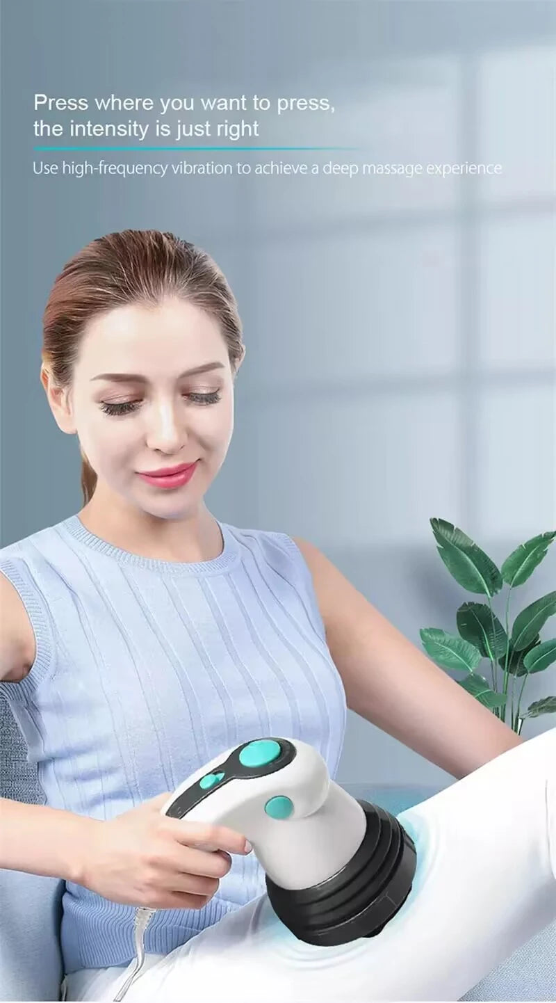 Body Electric Massager Anti-Cellulite Portable Fat Slimming & Vibration Neck, Waist, and Spine Care