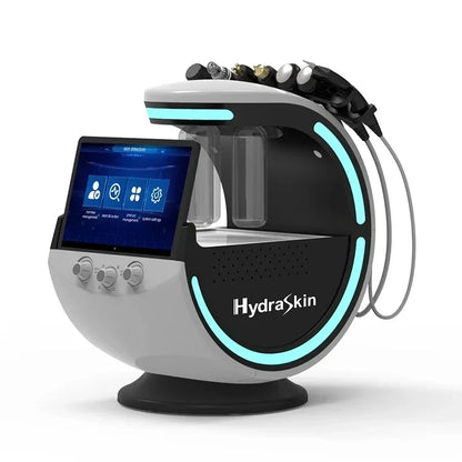 2024 Ultrasound Skin Care & Cryotherapy Microdermabrasion Machine with Hydro Facial & Skin Analyzer