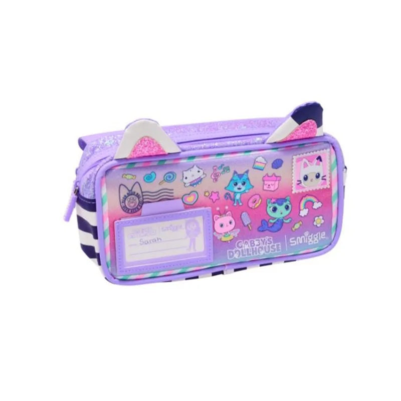 New Australia Genuine Smiggle School Bag Set for Girls with Pencil Box, Water Cup & Meal Bag