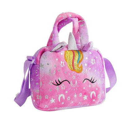 Cartoon Embroidered Satchel Bag