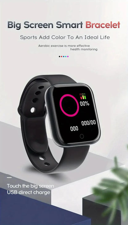 D13 Multifunctional Smart Watch for Men & Women, Bluetooth Connected, Music Player, Fitness Tracker, Sleep Monitor