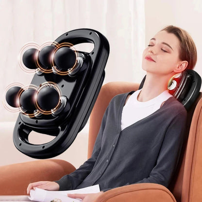 6-Head Massage Gun for Deep Tissue Muscle Relief Neck, Spine & Full Body Percussion