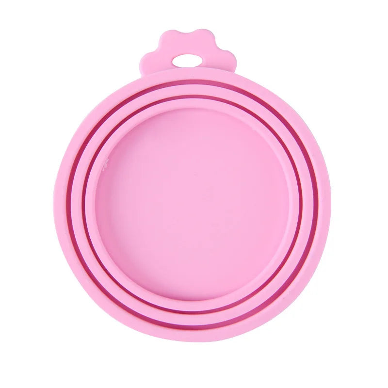 Reusable Pet Food Can Cover & Spoon Set – Portable Storage Lid for Dogs & Cats