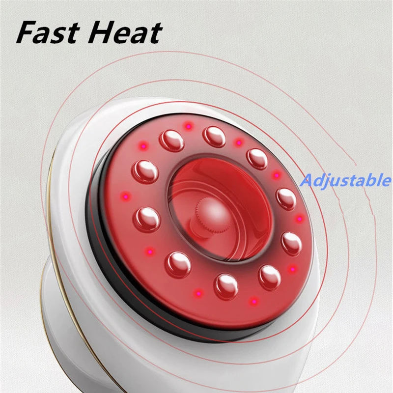 Home Electric Guasha Scraping Massage Cupping Body Massager with Suction & Heating Fat Burner