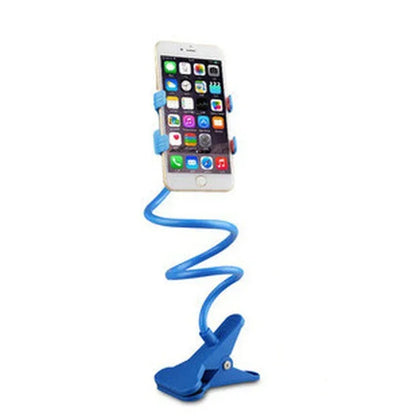 360° Clip Mobile Phone Holder Stand - Portable Flexible Lazy Mount for Bed, Desktop, and Smartphones (70cm)