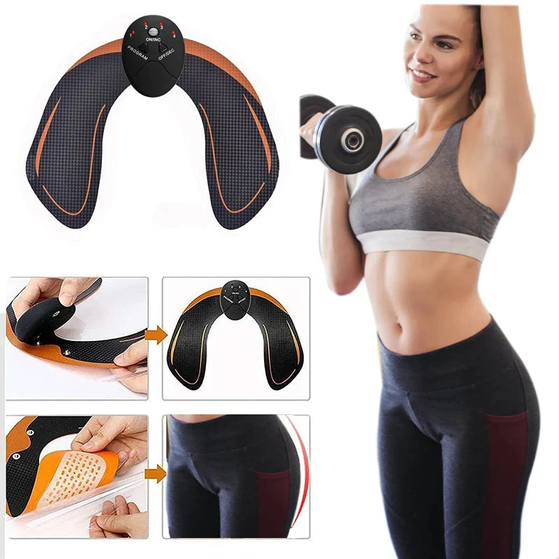 Electric Body Shaping Device Wireless Hip Training & Slimming Massager with Multiple Settings