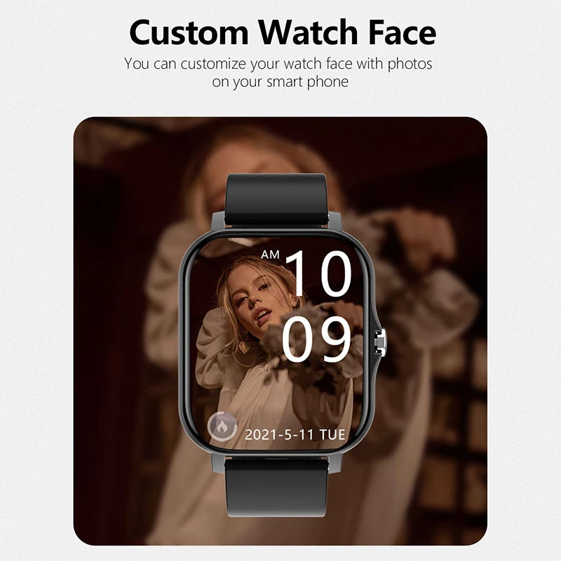 2025 Sport Smart Watch, Fitness Tracker, Health Monitor, Waterproof, Bluetooth Call for Men & Women, IOS, Xiaomi, Huawei