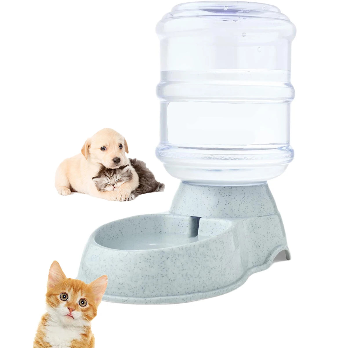 Automatic Pet Water Dispenser & Feeder - Large Capacity for Dogs & Cats