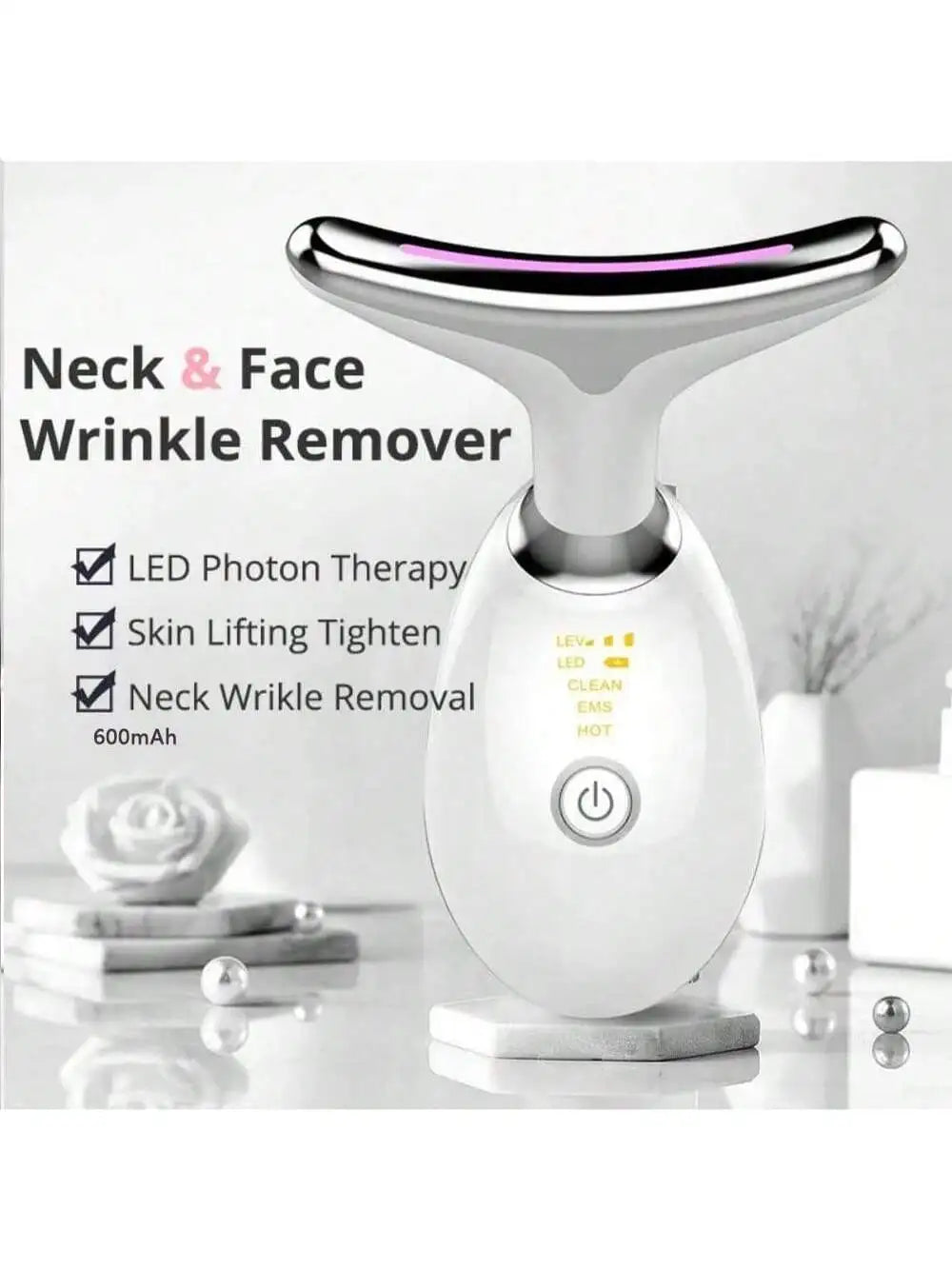 Thermal Neck Lifting & Firming Electric Beauty Massager Wrinkle Remover