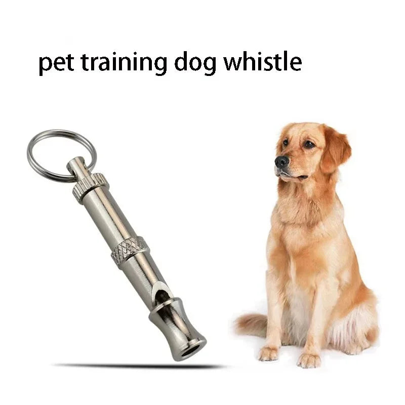 Ultrasonic Dog Training Whistle – Adjustable High-Frequency Sound with Stainless Steel Durable Design