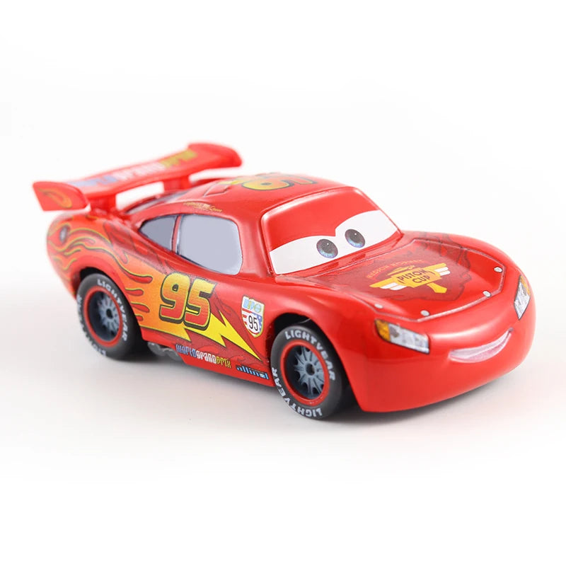 Disney Pixar Cars 2 Lightning McQueen Mini Diecast Racing Car Dinoco Racers Collection for Kids