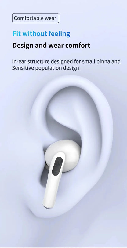 Tideboom W01 TWS Max Wireless Bluetooth Earbuds - Noise Cancelling for iPhone & Android