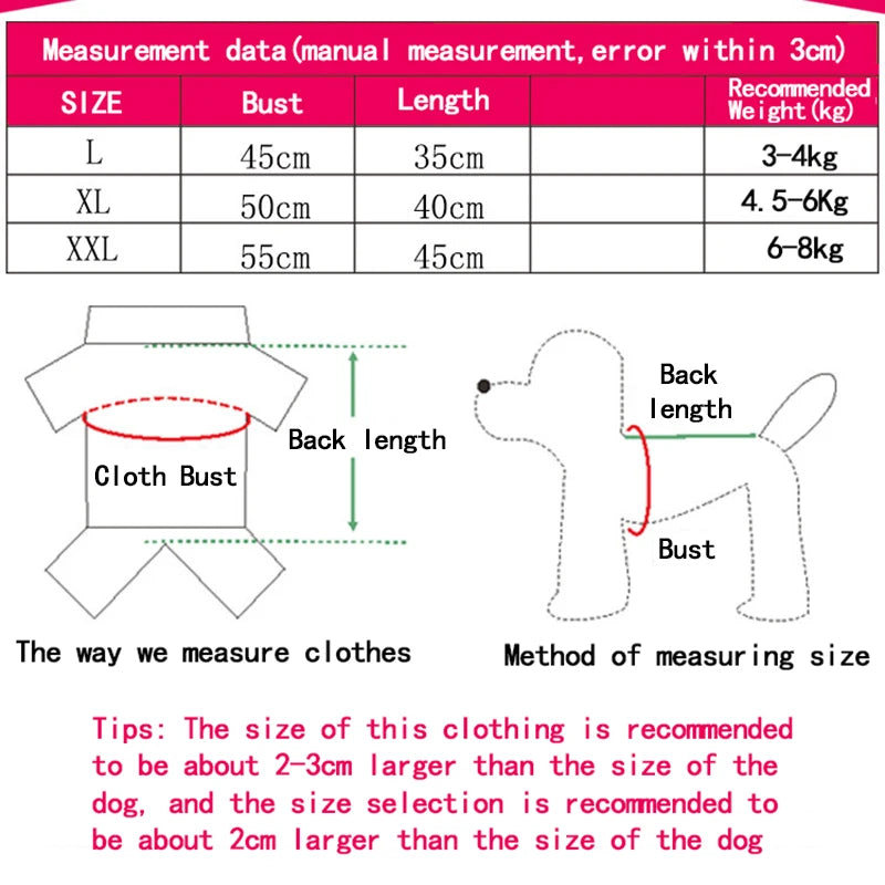 Fashion Dog Hoodie – Warm Autumn & Winter Small Pet Clothes, Thickened Two-Legged Sweater