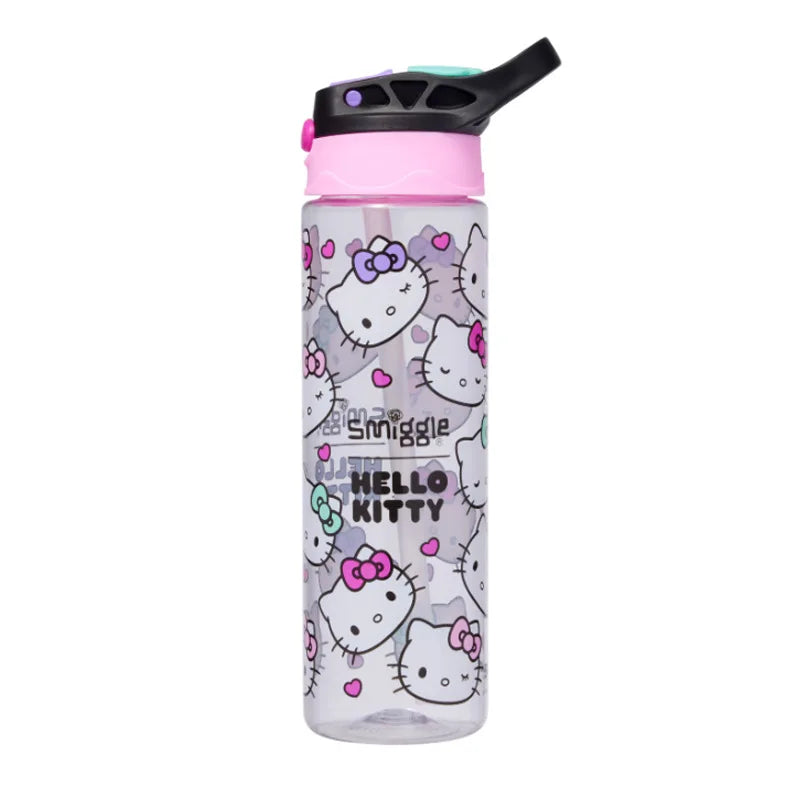 430/650ML Australian Smiggle Water Bottle – Portable Straw Cup for Kids & School Use