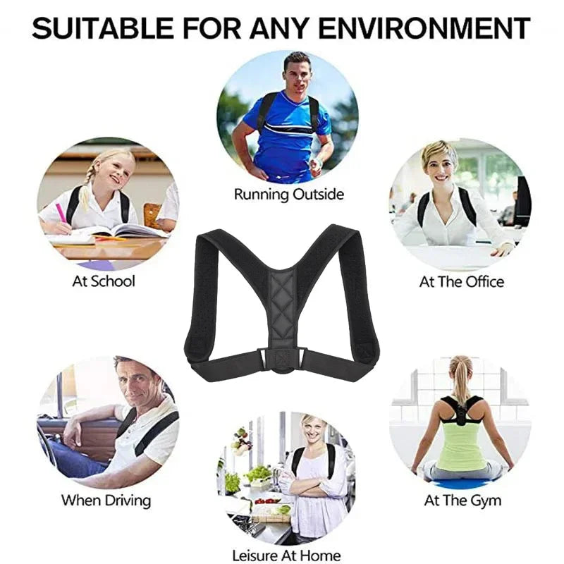 Back Posture Correction Belt for Hunchback and Shoulder Alignment
