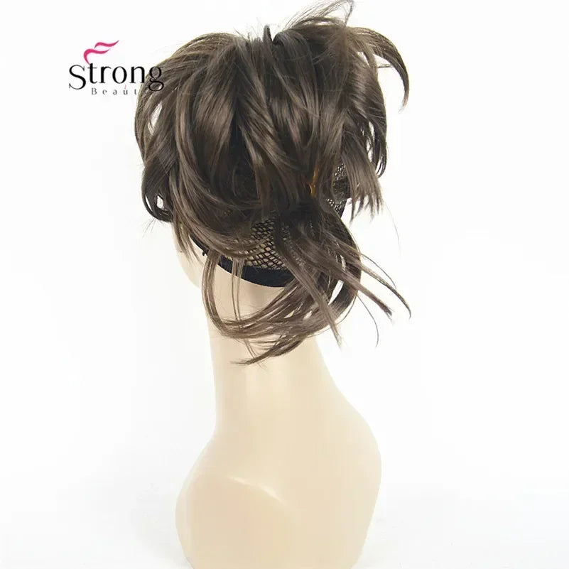 StrongBeauty 12" Clip-on Synthetic Ponytail Hair Extension with Jaw Claw
