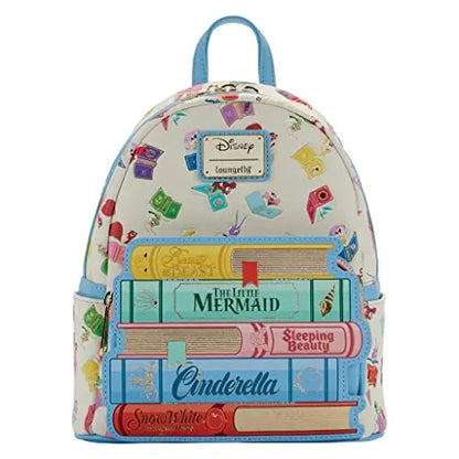Disney Inside Out Sadness Cosplay Mini Backpack PU Leather, Cute Lotso & Stitch Cartoon Bag for Girls