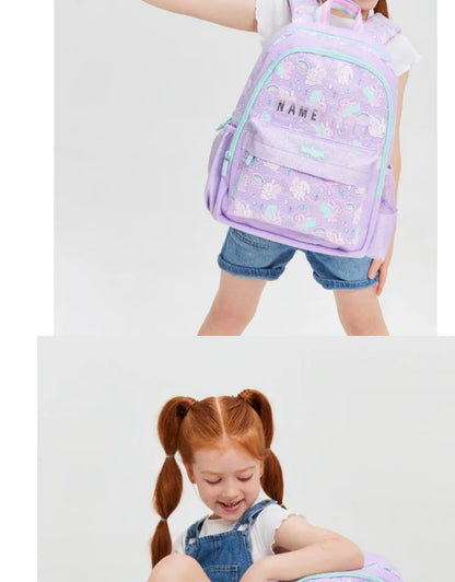 Genuine Australian Smiggle Angel Rabbit School Supplies Set, Large Capacity Backpack & Water Cup for Kids