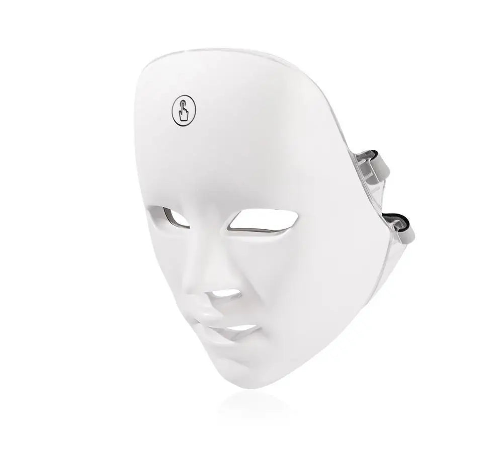 7-Color LED Photon Facial Mask - Skin Rejuvenation & Tightening for Face & Neck
