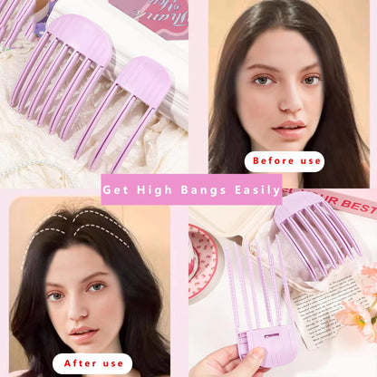 Fluffy Hairpin Curling Clips - Volumizing Bangs & Hair Roots Clips for Women, Fixed Shape Fashion Hair Rollers