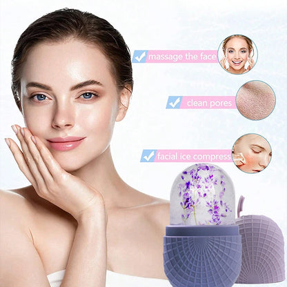 Ice Roller for Face and Eyes Cooling Firming Facial Skin Care Tool