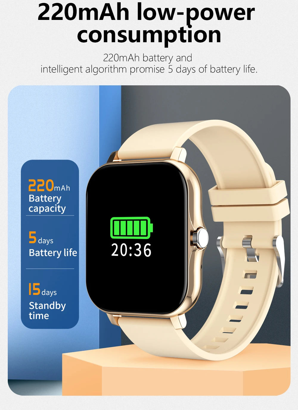 2025 Sport Smart Watch, Fitness Tracker, Health Monitor, Waterproof, Bluetooth Call for Men & Women, IOS, Xiaomi, Huawei