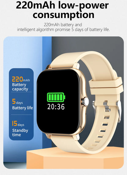 2025 Sport Smart Watch, Fitness Tracker, Health Monitor, Waterproof, Bluetooth Call for Men & Women, IOS, Xiaomi, Huawei