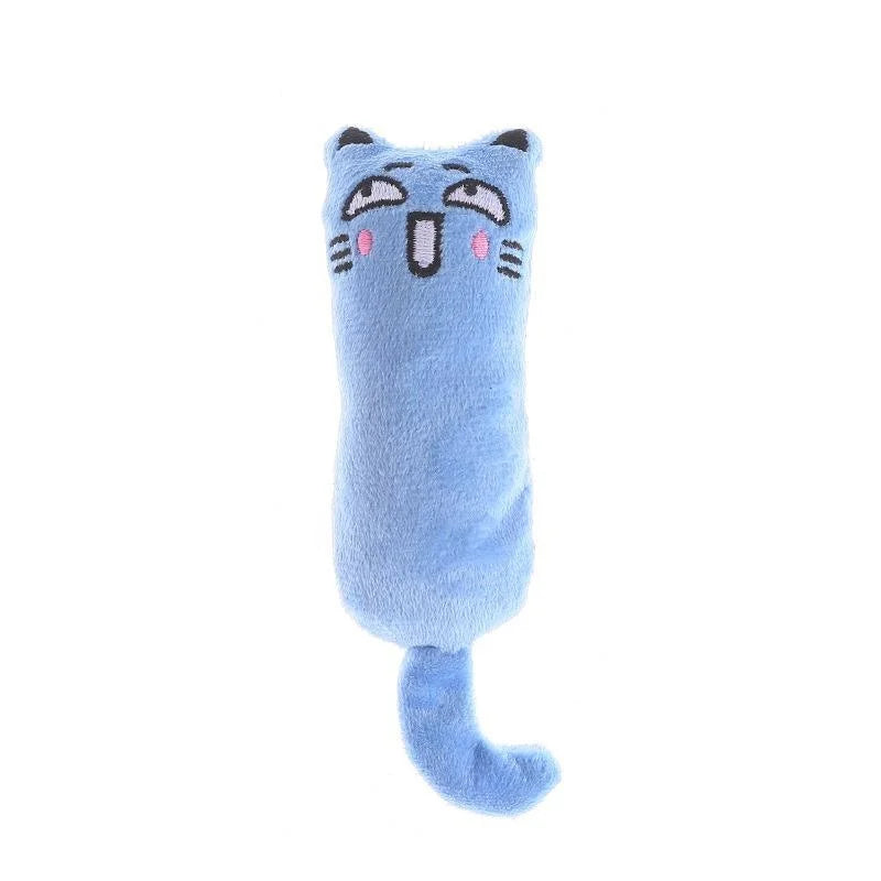 Pet Toy with Rustle Sound & Catnip Plush Catnip Toy for Cats & Kittens Teeth Grinding Pillow