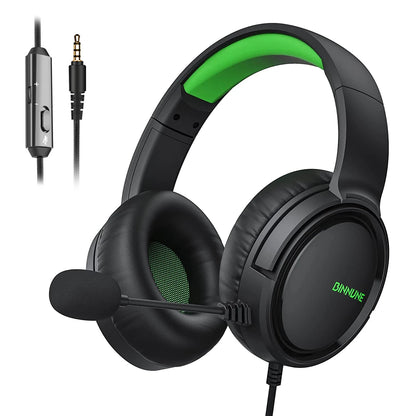 BINNUNE BG02 Gaming Headset with Mic for PS4/PS5/Xbox Series/One, PC, Switch Wired Gaming Headphones