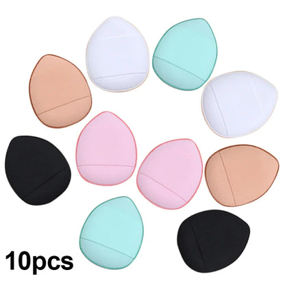 5/10Pcs Mini Finger Puff – Air Cushion Powder Sponge for Foundation & BB Cream Application