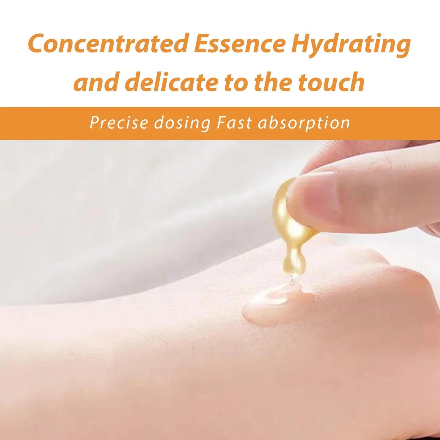 50PCS Collagen Face Care Capsules - Acne, Wrinkle Remover & Firming Hyaluronic Acid Serum Essence